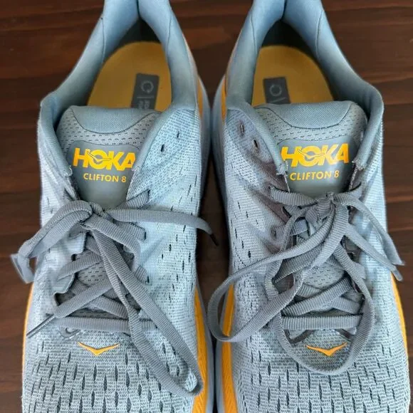 HOKA ONE ONE Clifton 8 Men's Running Shoes Goblin Blue/Mountain Spring Size 11 D - Picture 8 of 14